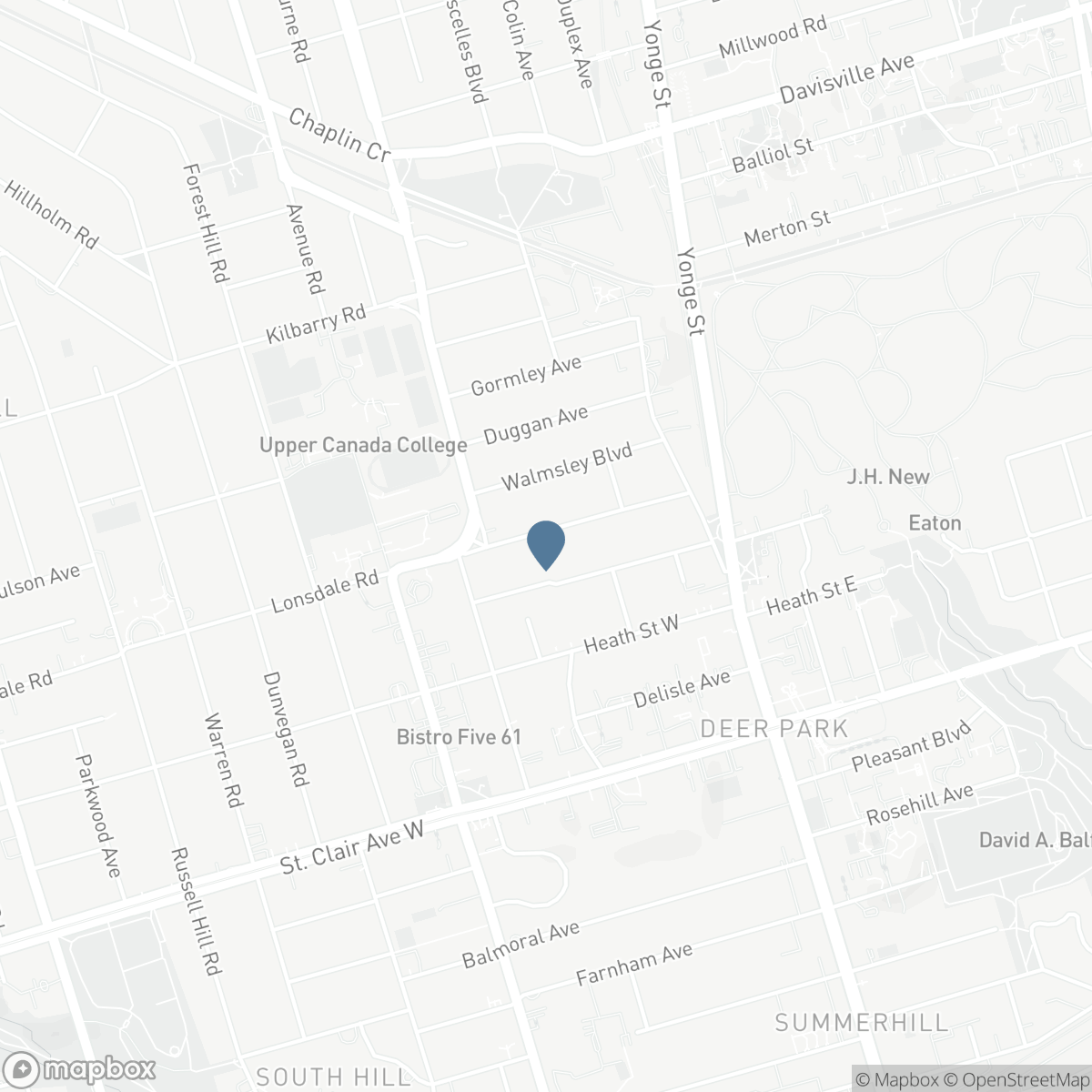 63 LONSDALE ROAD, Toronto, Ontario M4V 1W4